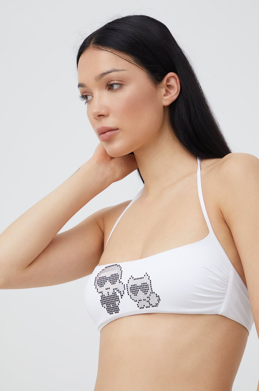 Бикини-топ Karl Lagerfeld, белый 
Бикини-топ Karl Lagerfeld, белый