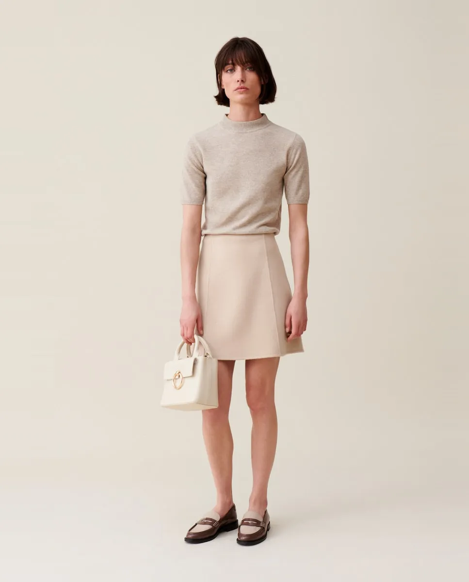 Короткая прямая юбка Claudie Pierlot, бежевый
Короткая прямая юбка Claudie Pierlot, бежевый