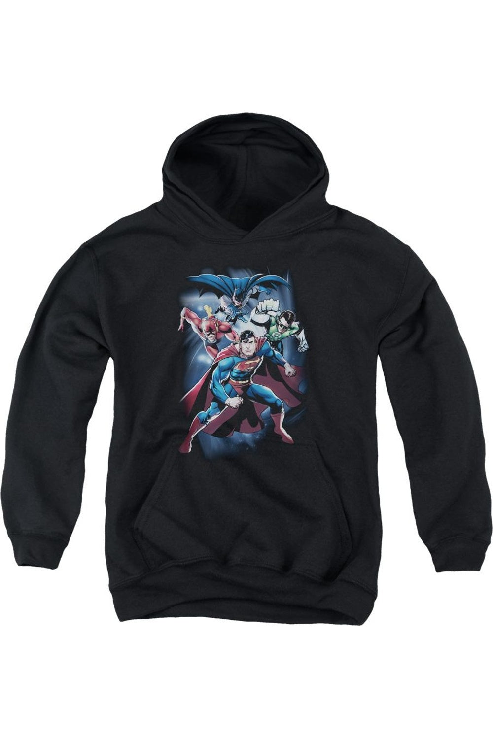 Толстовка с капюшоном Justice League of America Cosmic Crew для детей Gildan, черный
Толстовка с капюшоном Justice League of America Cosmic Crew для детей Gildan, черный