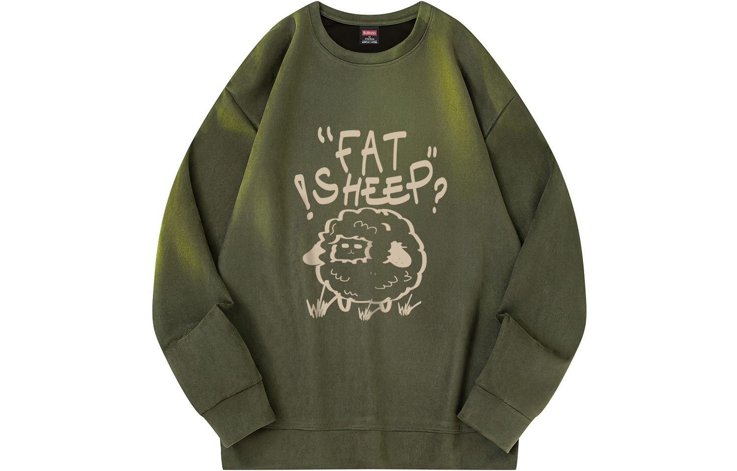 Унисекс свитшот BALENO, зеленый
Унисекс свитшот BALENO, зеленый