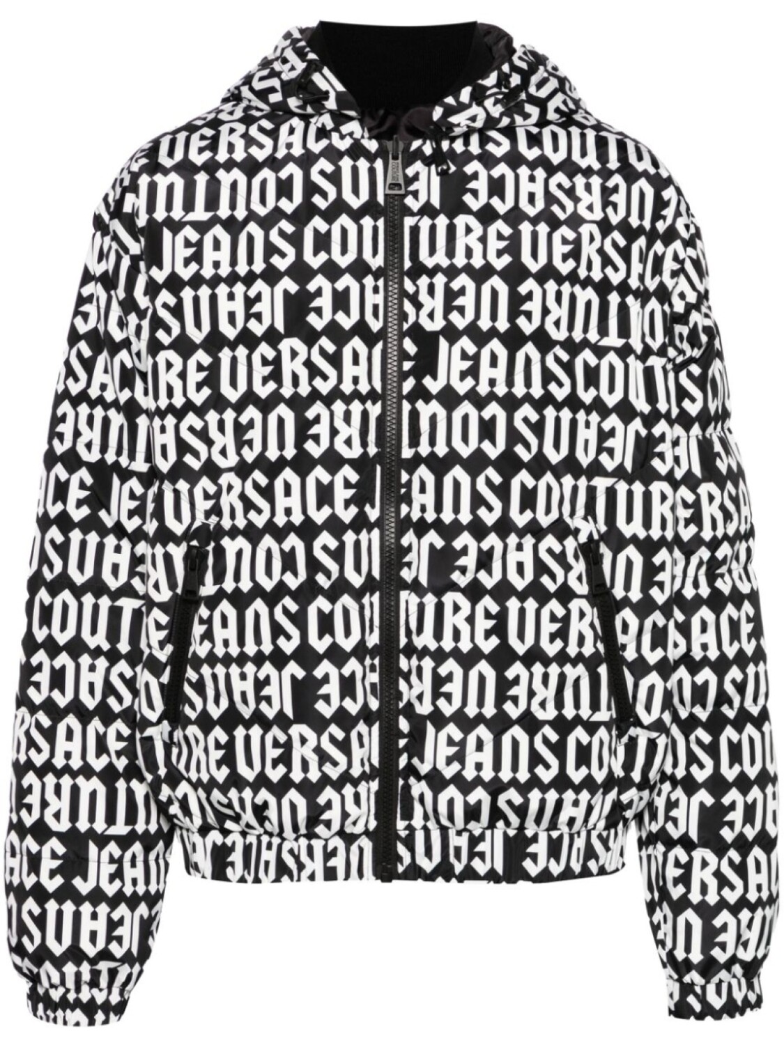 Versace Jeans Couture двусторонний пуховик с капюшоном, черный
Versace Jeans Couture двусторонний пуховик с капюшоном, черный