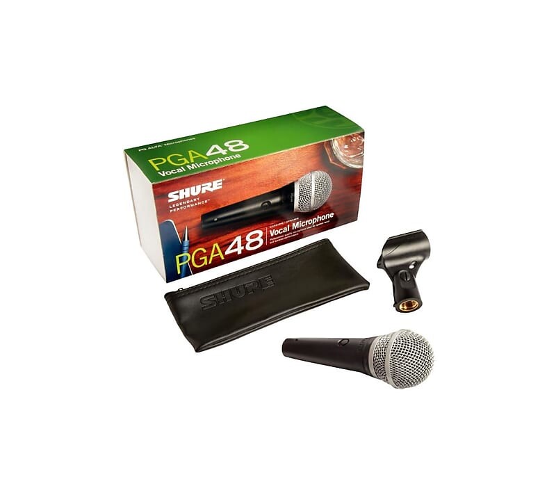 Кардиоидный динамический вокальный микрофон Shure PGA48-LC
Кардиоидный динамический вокальный микрофон Shure PGA48-LC