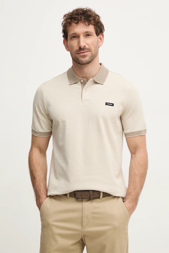 Поло Calvin Klein, бежевый
Поло Calvin Klein, бежевый