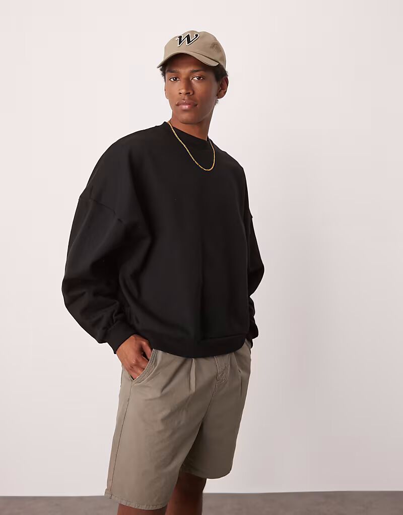 Толстовка ASOS DESIGN премиум-класса из плотной ткани экстремального размера плотностью 400 г/м² черного цвета - ЧЕРНЫЙ
Толстовка ASOS DESIGN премиум-класса из плотной ткани экстремального размера плотностью 400 г/м² черного цвета - ЧЕРНЫЙ