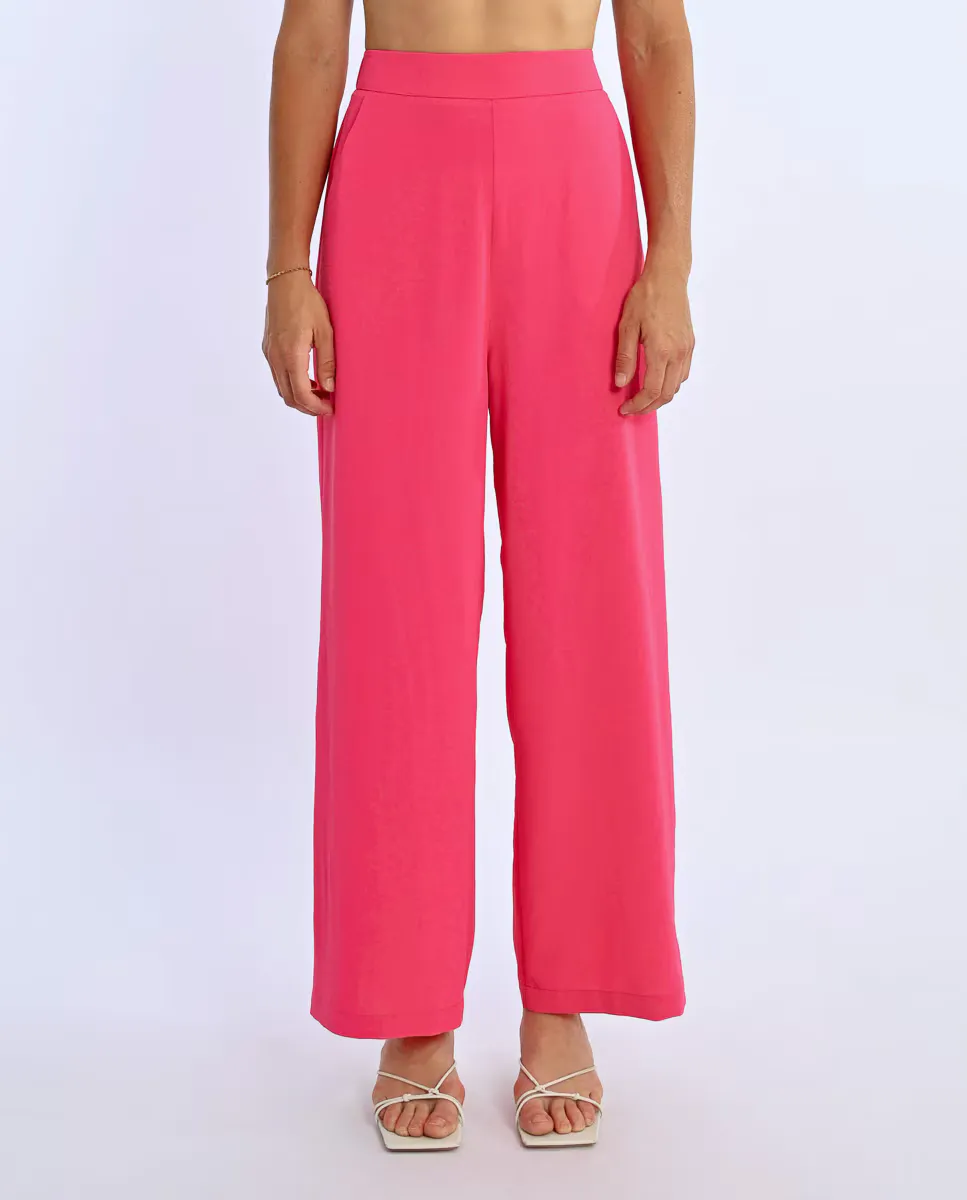 Широкие женские брюки с карманами Lili Sidonio, фуксия
Широкие женские брюки с карманами Lili Sidonio, фуксия