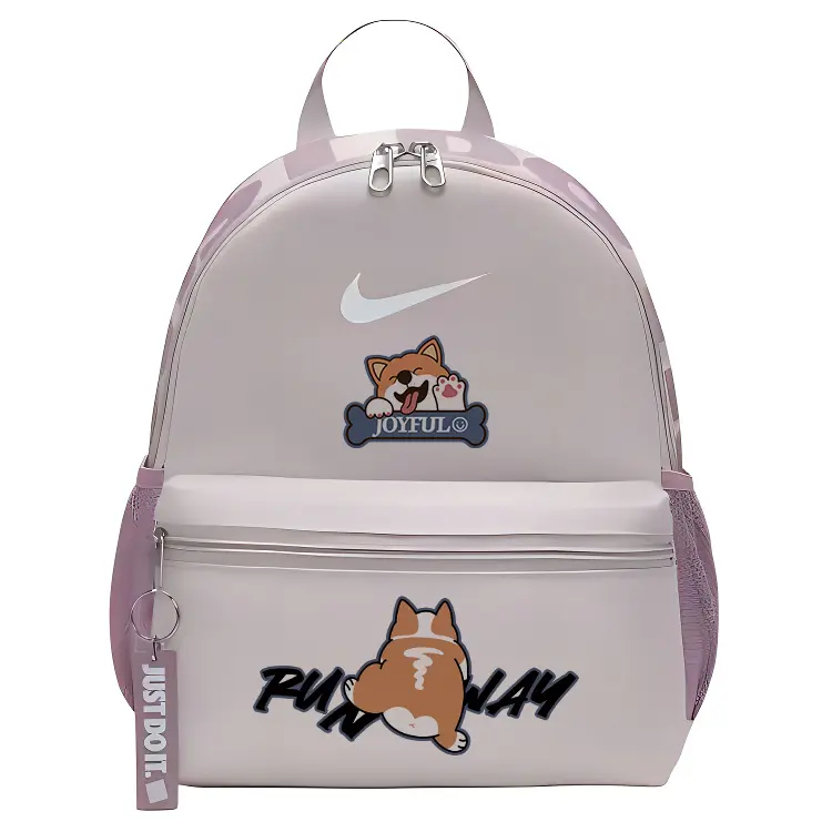 Nike Тканевый рюкзак женский серый фиолетовый и фуксия и белый, Corgi
Nike Тканевый рюкзак женский серый фиолетовый и фуксия и белый, Corgi