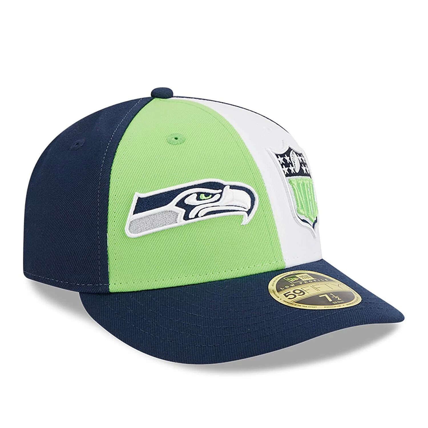 Мужская бейсболка New Era Neon Green/College Navy Seattle Seahawks 2023 Sideline Low Profile 59FIFTY Облегающая шляпа
Мужская бейсболка New Era Neon Green/College Navy Seattle Seahawks 2023 Sideline Low Profile 59FIFTY Облегающая шляпа