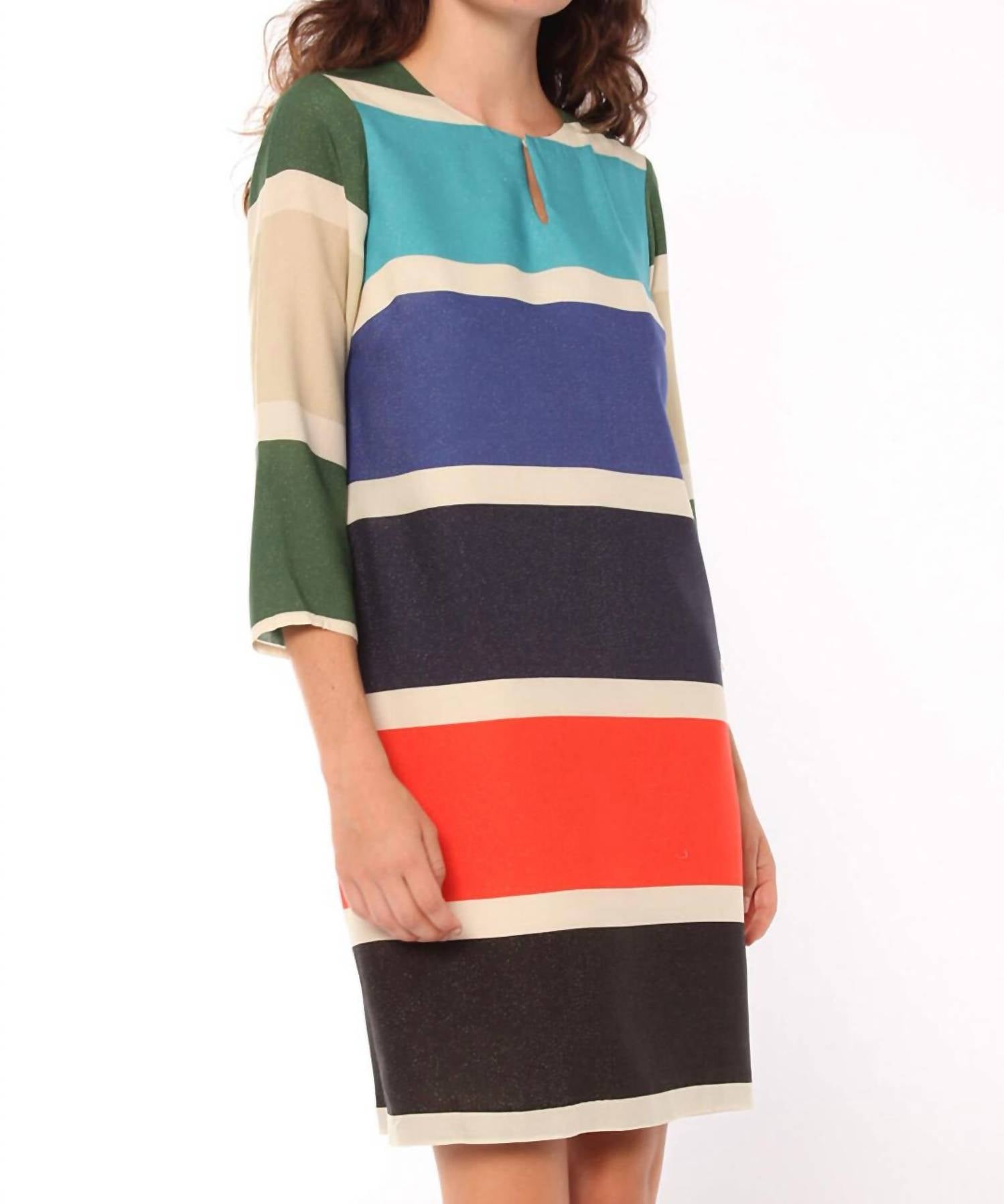 Платье Arezzo в разноцветную полоску Vilagallo, цвет multicolour block stripe dress
Платье Arezzo в разноцветную полоску Vilagallo, цвет multicolour block stripe dress