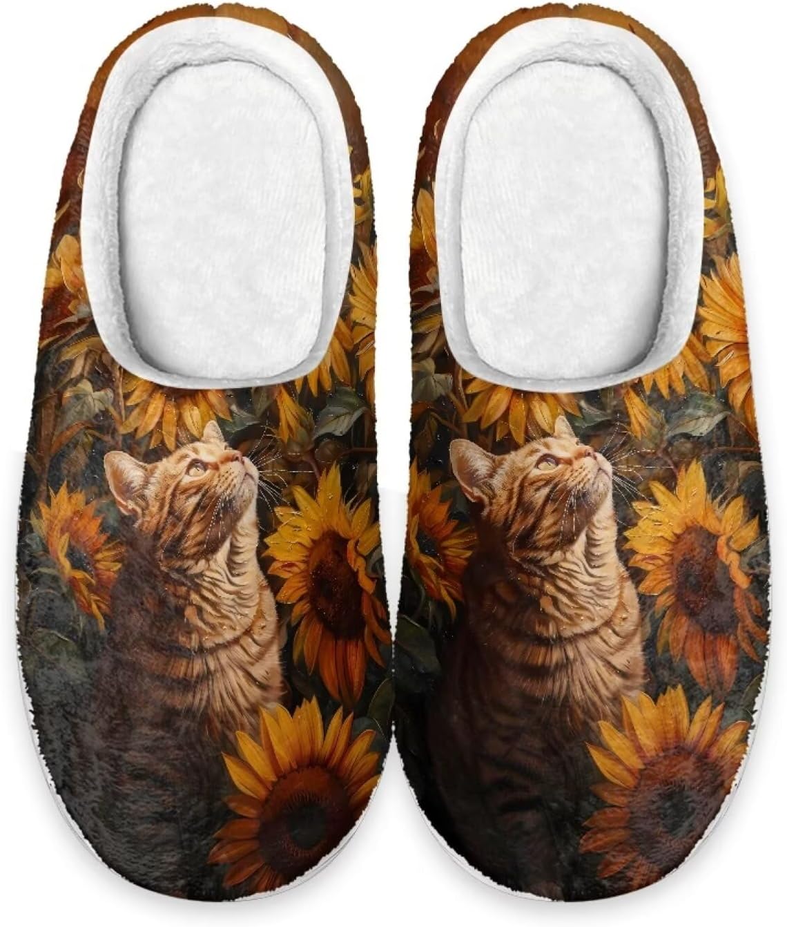 Тапочки для дома Forchrinse с американским флагом для мужчин и женщин, мягкие и комфортные, теплые тапочки на осень и зиму, легкие, на скользящей подошве, Sunflower Cat
Тапочки для дома Forchrinse с американским флагом для мужчин и женщин, мягкие и комфортные, теплые тапочки на осень и зиму, легкие, на скользящей подошве, Sunflower Cat