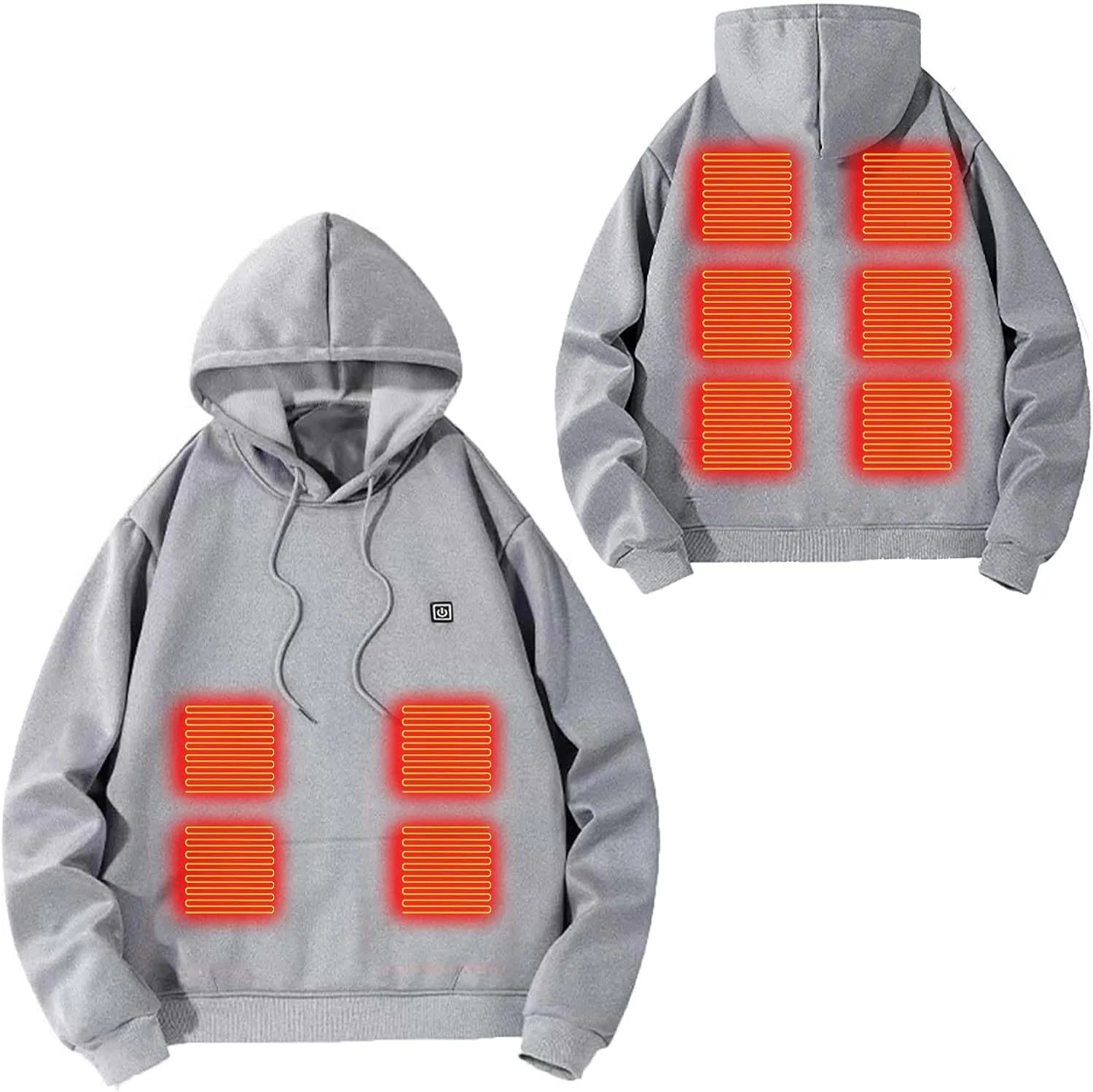 Теплый свитшот с подогревом для мужчин и женщин, 6/8/10 зон нагрева
Теплый свитшот с подогревом для мужчин и женщин, 6/8/10 зон нагрева