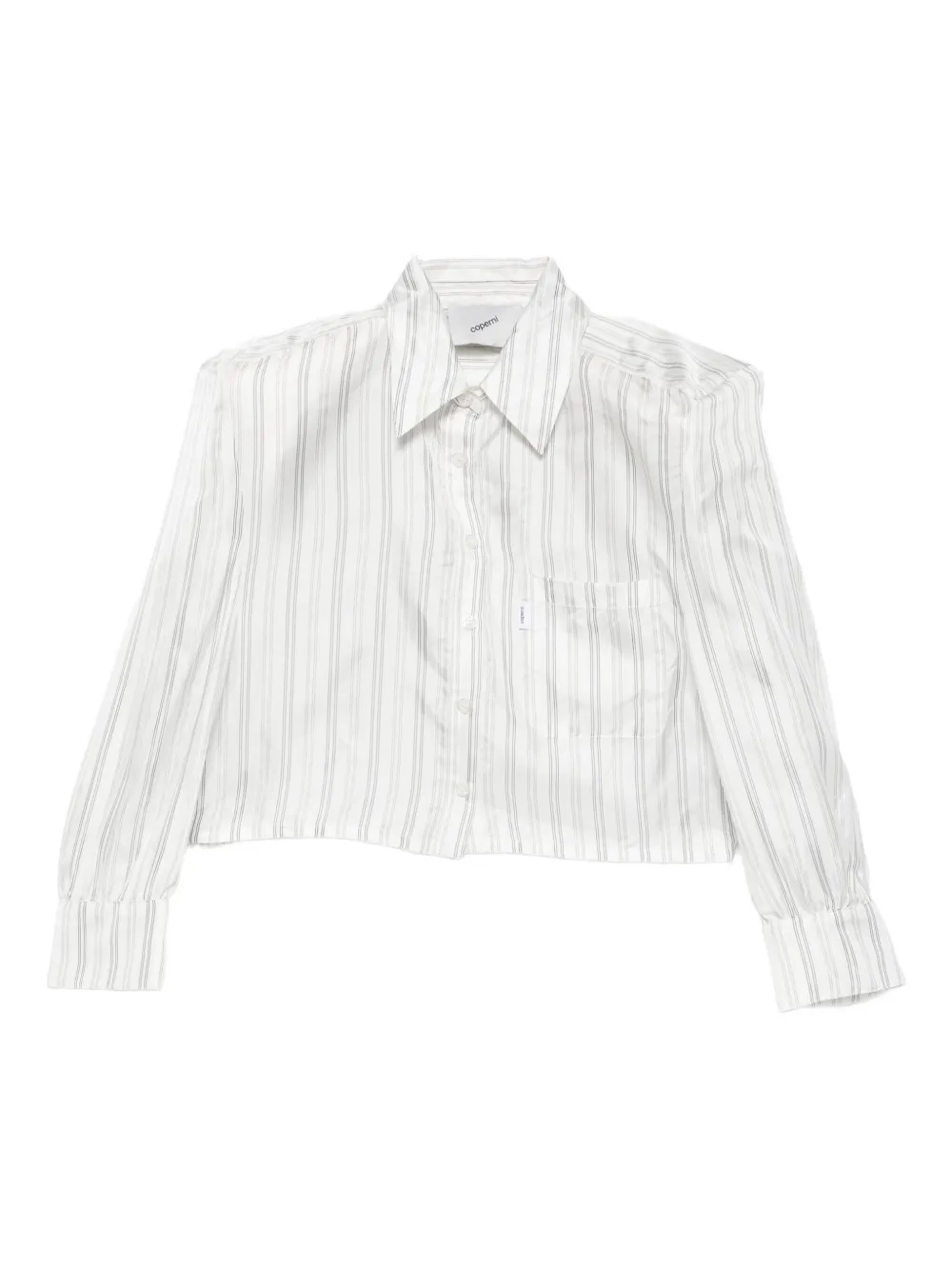 Укороченная рубашка Power в полоску COPERNI, нейтральный
Укороченная рубашка Power в полоску COPERNI, нейтральный