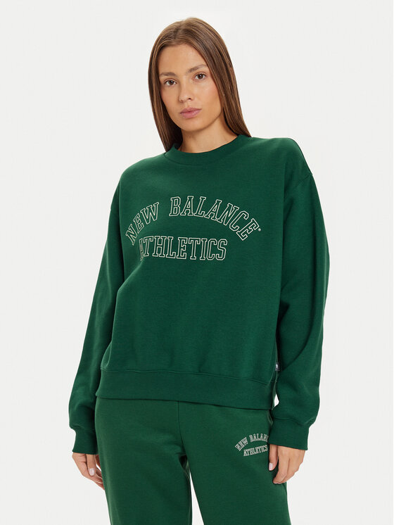 Толстовка свободного кроя New Balance, зеленый
Толстовка свободного кроя New Balance, зеленый