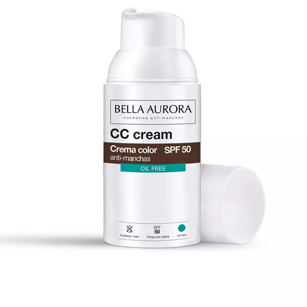 Cc крем Cc cream anti-manchas oil free spf50 Bella Aurora, 30 мл.
Cc крем Cc cream anti-manchas oil free spf50 Bella Aurora, 30 мл.