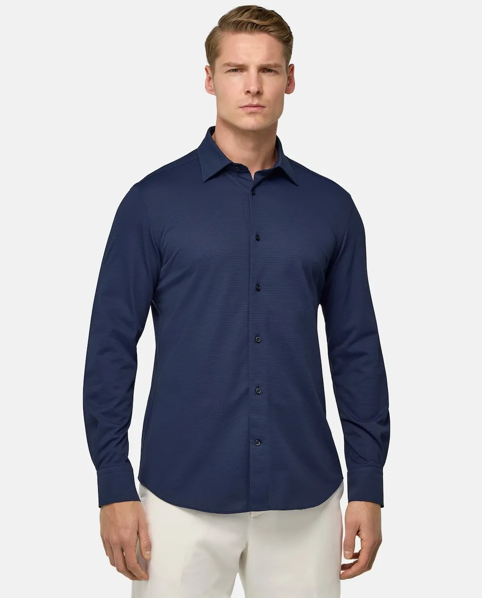 Обычная мужская рубашка в стиле фэнтези Boggi Milano, тёмно-синий
Обычная мужская рубашка в стиле фэнтези Boggi Milano, тёмно-синий