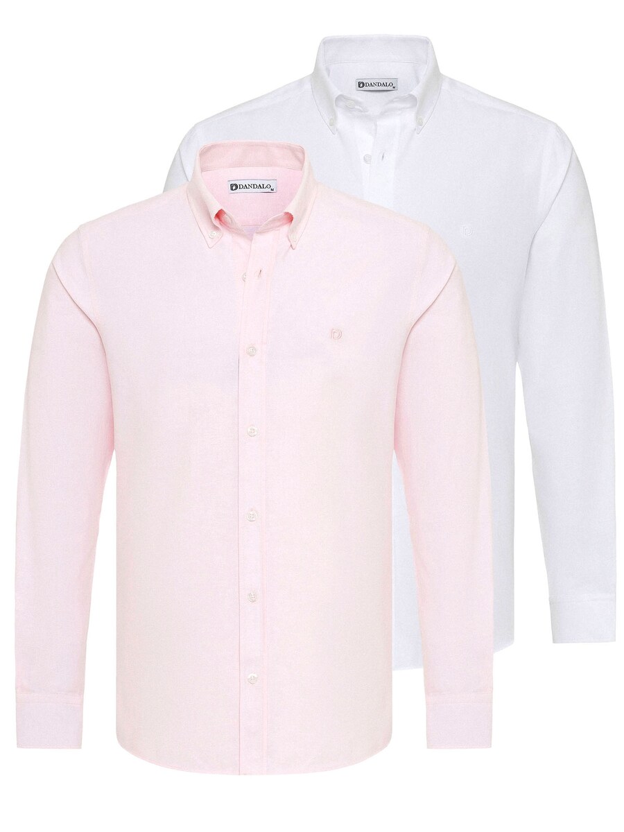 Повседневная рубашка Dandalo Regular fit Button Up Shirt, цвет pink/white
Повседневная рубашка Dandalo Regular fit Button Up Shirt, цвет pink/white