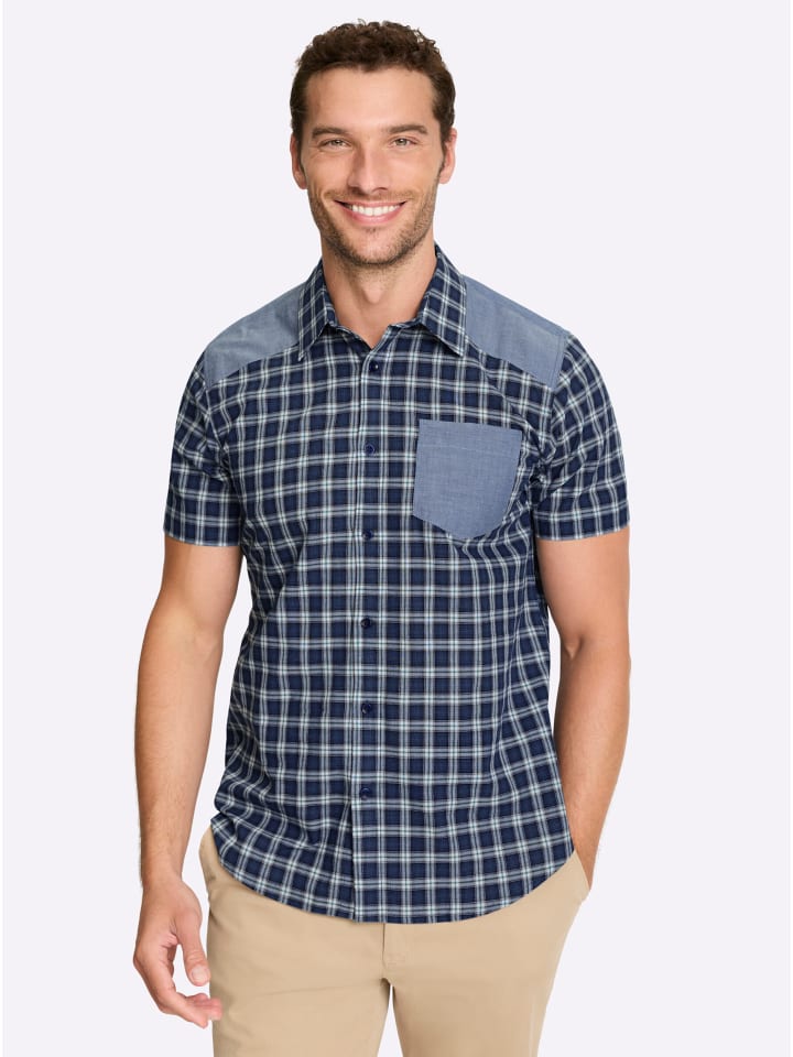 Рубашка с короткими рукавами в сине-белую клетку WITT WEIDEN
Рубашка с короткими рукавами в сине-белую клетку WITT WEIDEN