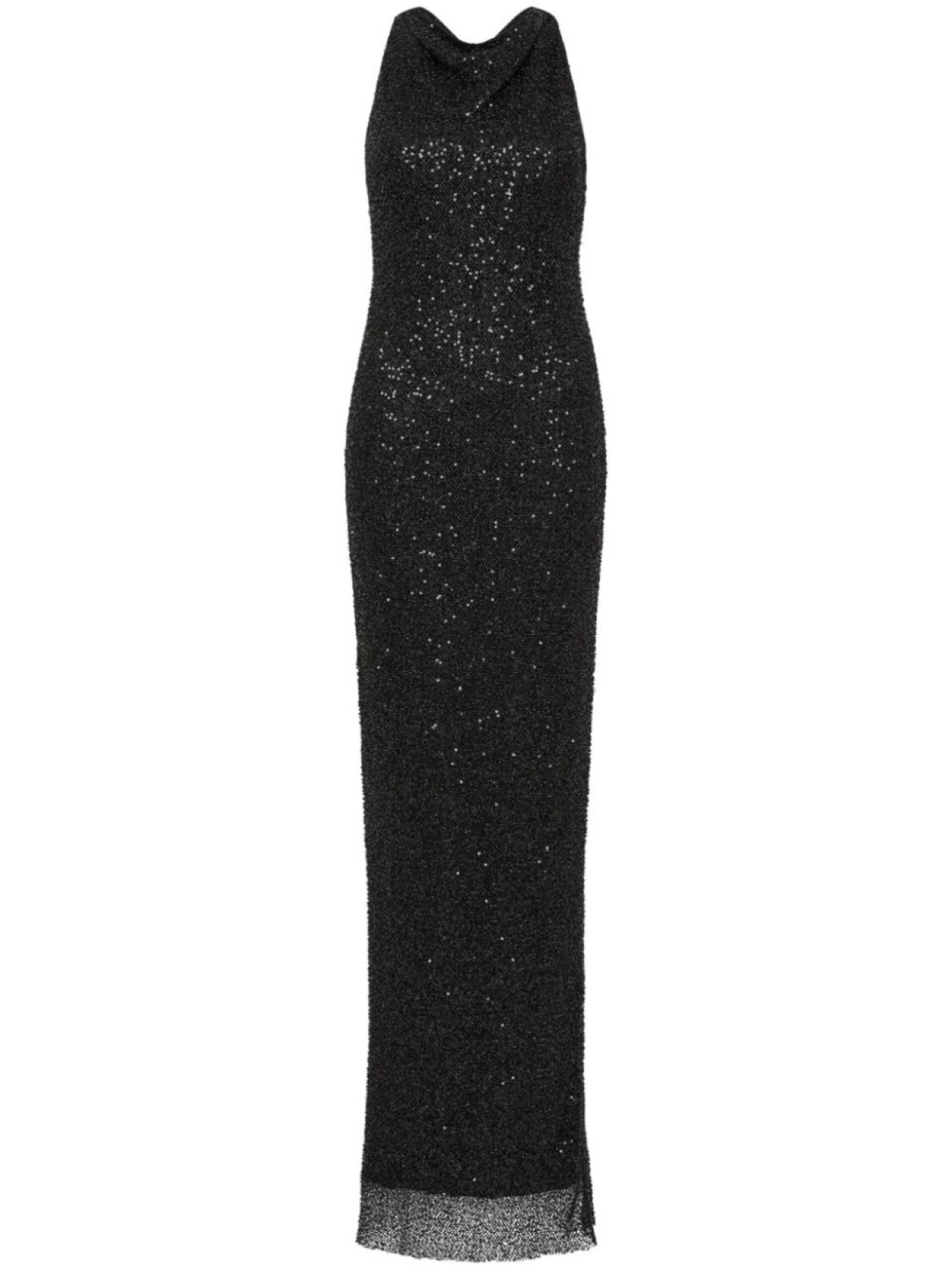 Rebecca Vallance платье Nixie с вырезом халтер и пайетками, черный 
Rebecca Vallance платье Nixie с вырезом халтер и пайетками, черный