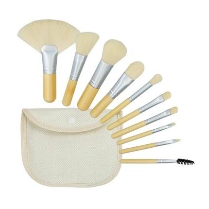 T4B Mimo Набор бамбуковых кистей для макияжа дорожного размера в кремовом хлопковом футляре, 10 шт., Tb Tools For Beauty
T4B Mimo Набор бамбуковых кистей для макияжа дорожного размера в кремовом хлопковом футляре, 10 шт., Tb Tools For Beauty