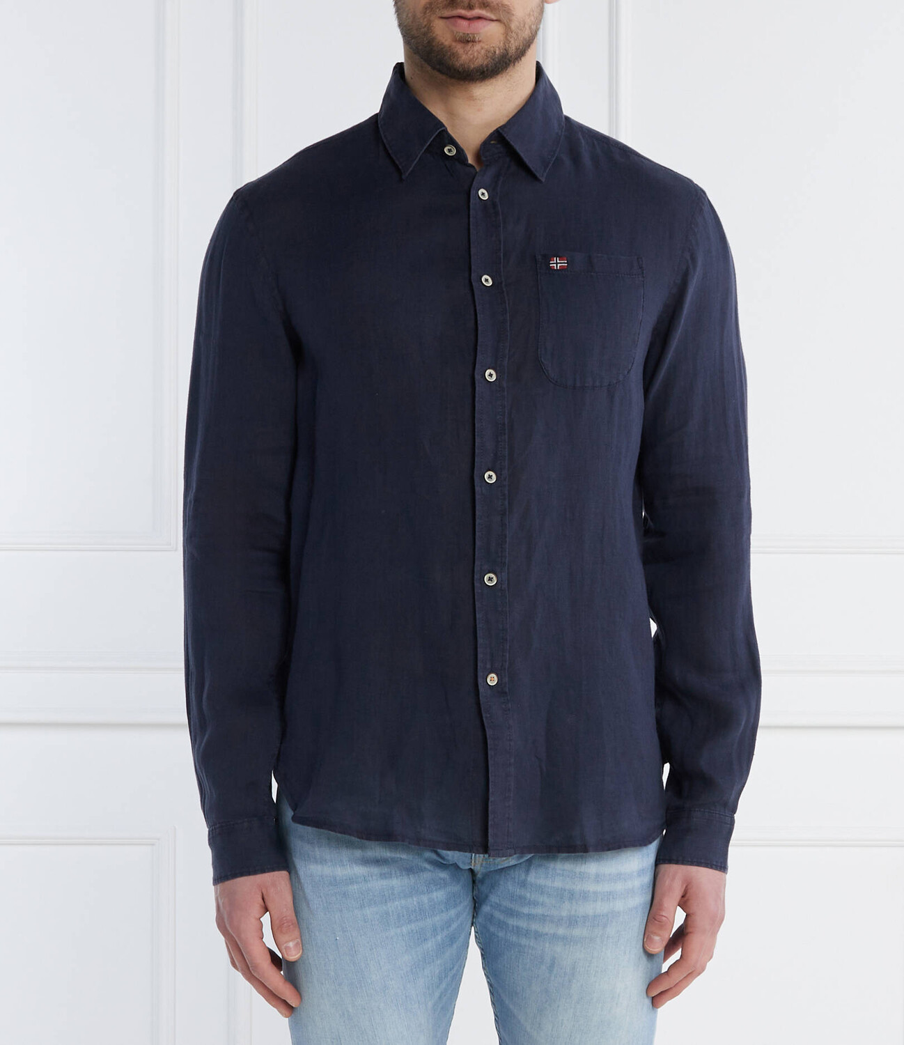 Льняная рубашка Napapijri Regular Fit, темно-синий
Льняная рубашка Napapijri Regular Fit, темно-синий