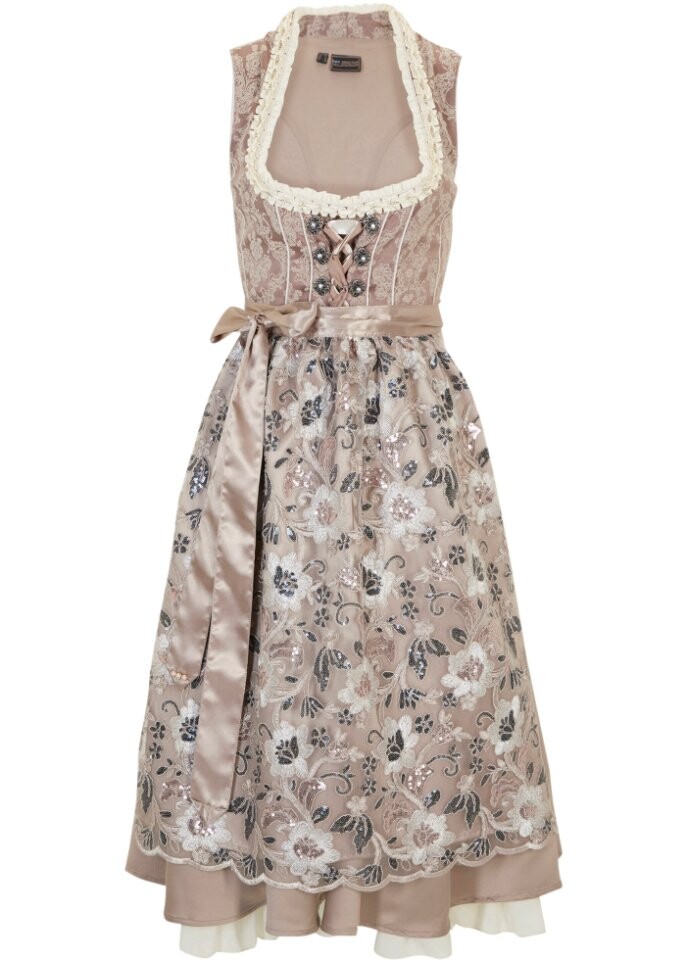 Дирндль с фартуком с пайетками Bpc Selection, коричневый
Дирндль с фартуком с пайетками Bpc Selection, коричневый