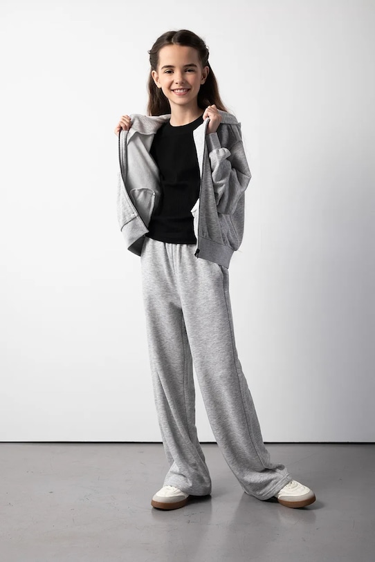 Детские хлопковые спортивные штаны Coccodrillo, серый
Детские хлопковые спортивные штаны Coccodrillo, серый