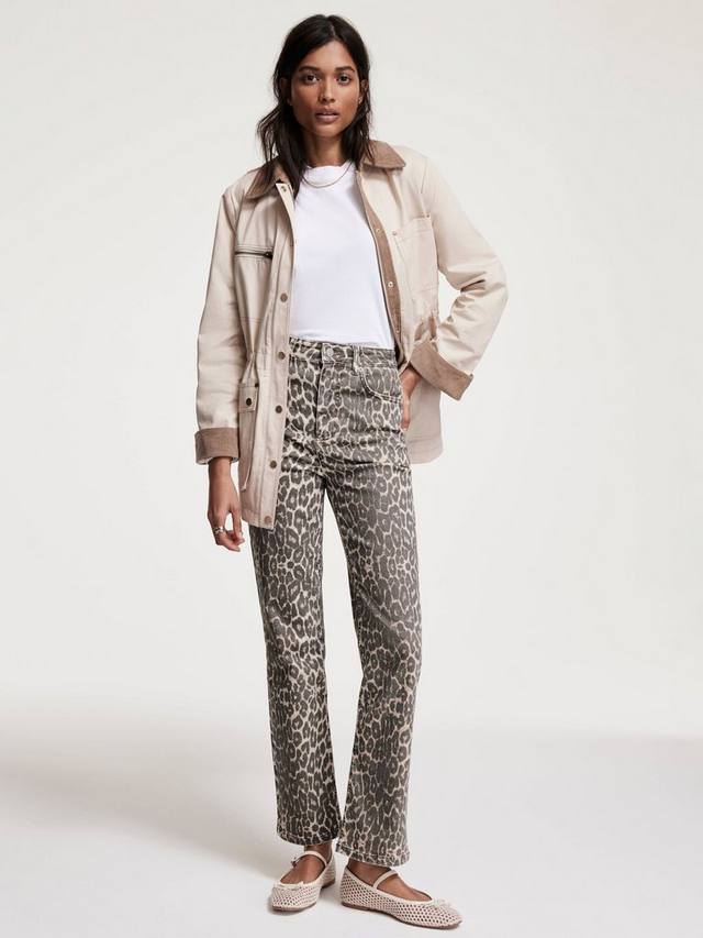 Узкие джинсы с леопардовым принтом Mint Velvet, цвет Natural Multi
Узкие джинсы с леопардовым принтом Mint Velvet, цвет Natural Multi