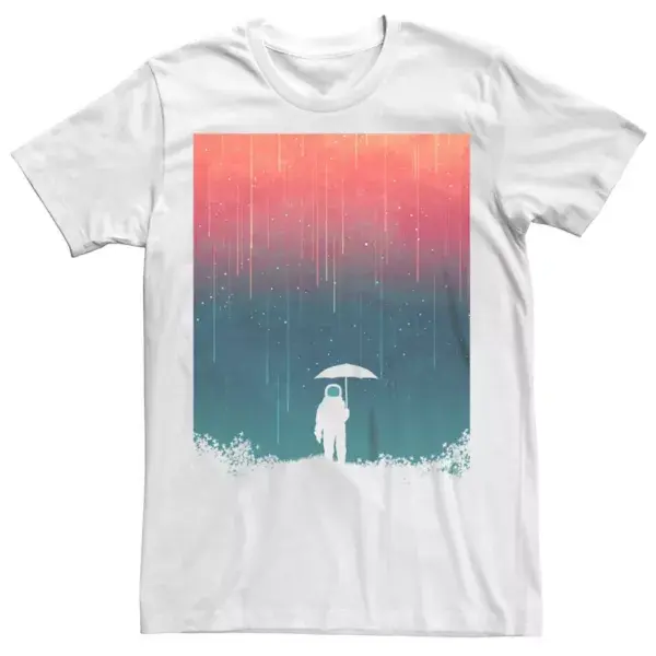 Мужская футболка с космическим принтом "Астронавт под дождем" Licensed Character, белый
Мужская футболка с космическим принтом "Астронавт под дождем" Licensed Character, белый