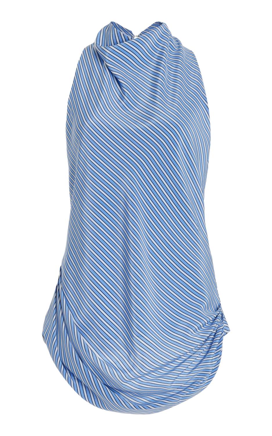 Топ Celestia с воротником-хомутом в синюю полоску Brandon Maxwell
Топ Celestia с воротником-хомутом в синюю полоску Brandon Maxwell