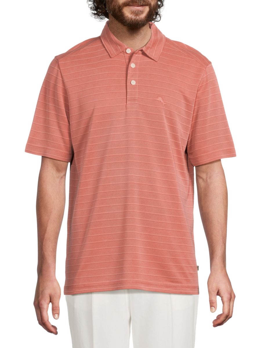 Поло в полоску Siena Tommy Bahama, цвет Wild Geranium
Поло в полоску Siena Tommy Bahama, цвет Wild Geranium