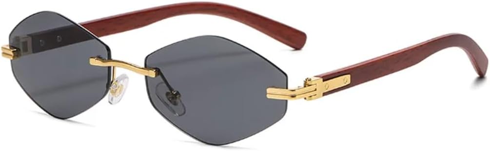 Солнцезащитные очки с защитой UV400 | Металлическая безободковая оправа | Градиентные линзы в стиле панк | Для женщин и мужчин | Для занятий спортом на открытом воздухе и вождения DSVIGF, Gold-black
Солнцезащитные очки с защитой UV400 | Металлическая безободковая оправа | Градиентные линзы в стиле панк | Для женщин и мужчин | Для занятий спортом на открытом воздухе и вождения DSVIGF, Gold-black