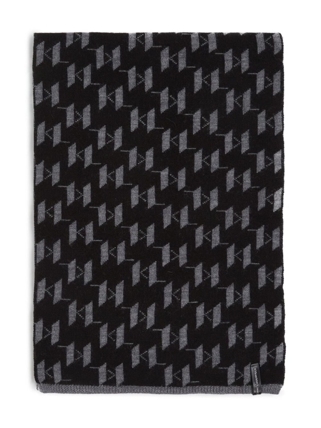 Karl Lagerfeld шарф с монограммой, черный
Karl Lagerfeld шарф с монограммой, черный