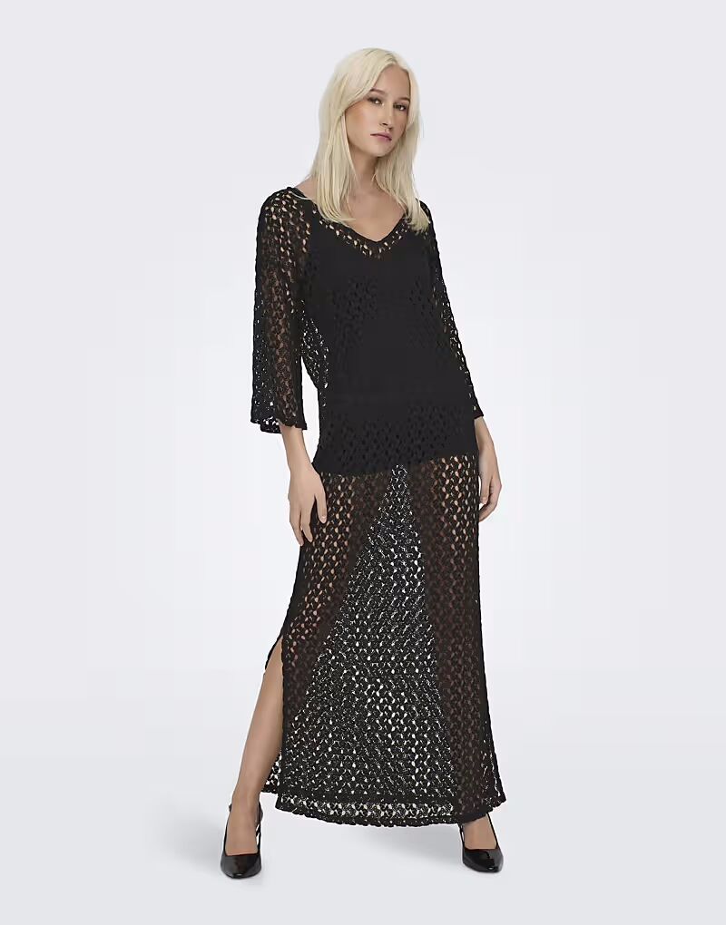 ONLY Кружевное платье черного цвета
ONLY Кружевное платье черного цвета