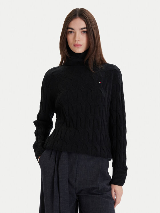 Водолазка regular fit WW0WW46791 Tommy Hilfiger, черный
Водолазка regular fit WW0WW46791 Tommy Hilfiger, черный