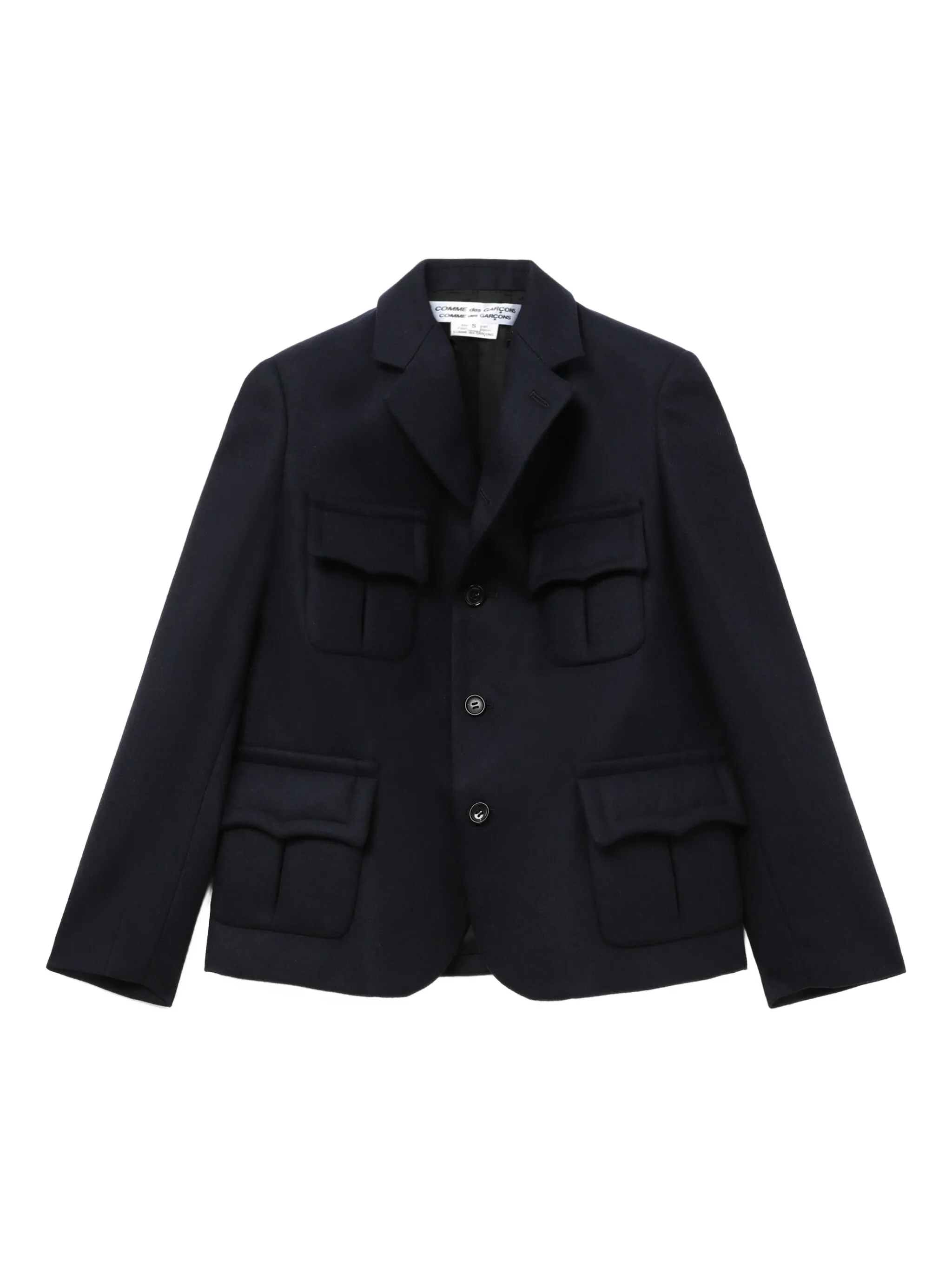 Жакет с карманами Comme Des Garçons Comme Des Garçons, синий
Жакет с карманами Comme Des Garçons Comme Des Garçons, синий