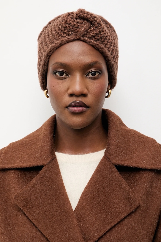 Повязка на голову из мериносовой шерсти Answear.Lab, коричневый
Повязка на голову из мериносовой шерсти Answear.Lab, коричневый