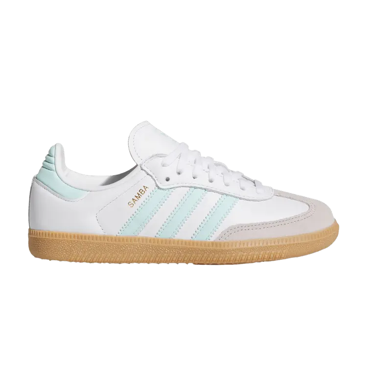 Кроссовки adidas Samba OG J White Semi Flash Aqua, белый
Кроссовки adidas Samba OG J White Semi Flash Aqua, белый