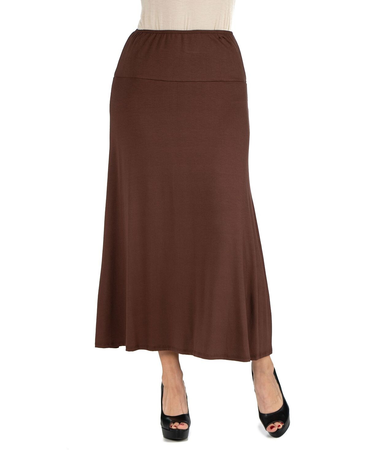 Женская макси-юбка с эластичной резинкой на талии 24seven Comfort Apparel, коричневый
Женская макси-юбка с эластичной резинкой на талии 24seven Comfort Apparel, коричневый