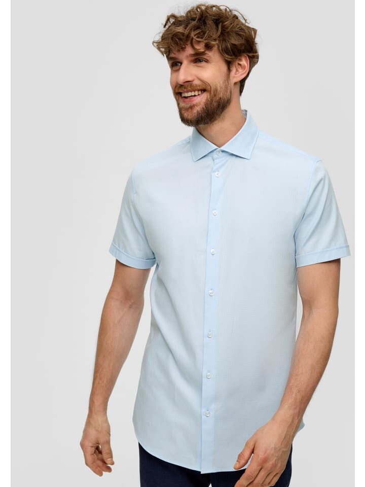 Рубашка sOliver BLACK LABEL kurzarm, синий
Рубашка sOliver BLACK LABEL kurzarm, синий