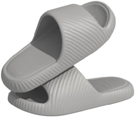 Шлепанцы Cloud для женщин и мужчин, EVA, противоскользящие, супер мягкие, быстросохнущие, для душа, ванной, массажные, домашние, для улицы и дома Bydzkj, серый
Шлепанцы Cloud для женщин и мужчин, EVA, противоскользящие, супер мягкие, быстросохнущие, для душа, ванной, массажные, домашние, для улицы и дома Bydzkj, серый