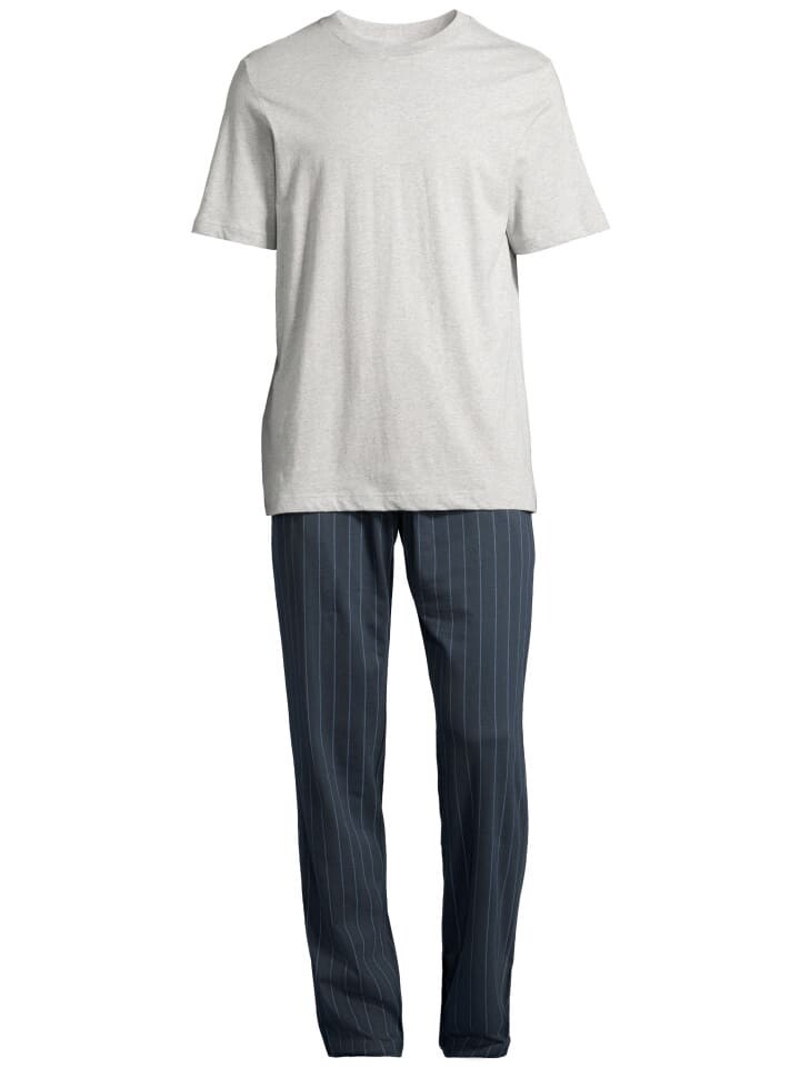 Пижама Schiesser Night & Home, цвет dunkelblau gestreift/grau
Пижама Schiesser Night & Home, цвет dunkelblau gestreift/grau