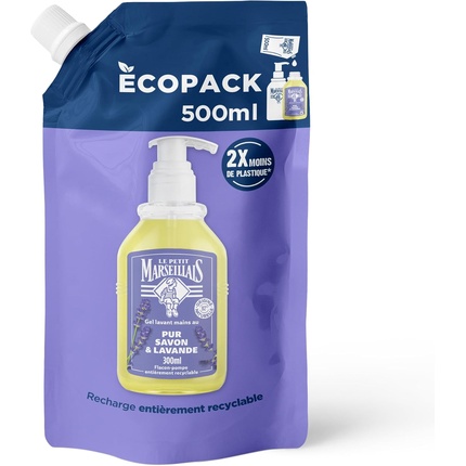 Сменный блок геля для мытья рук «Чистое мыло и лаванда» Le Petit Marseillais
Сменный блок геля для мытья рук «Чистое мыло и лаванда» Le Petit Marseillais