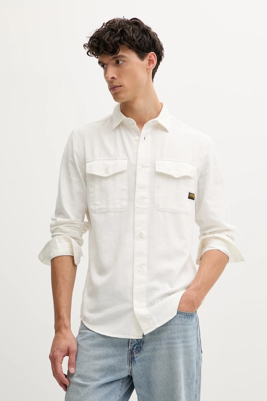 Хлопковая рубашка G-Star, белый
Хлопковая рубашка G-Star, белый
