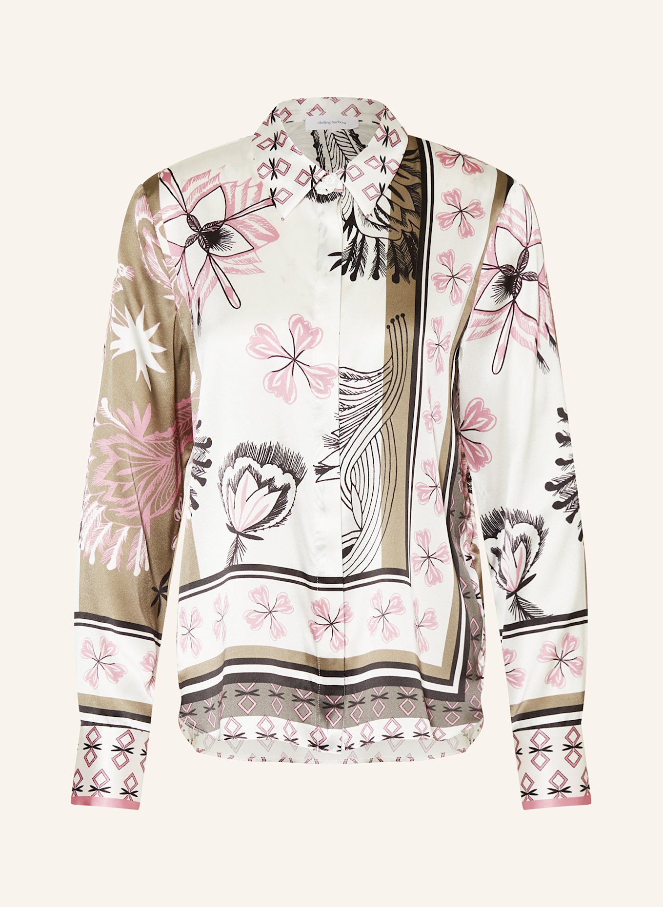 Шелковая блузка-рубашка Darling Harbour, розовый
Шелковая блузка-рубашка Darling Harbour, розовый