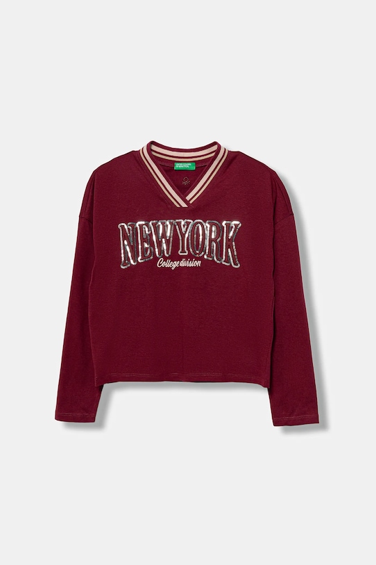 Детская хлопковая кофта с длинным рукавом United Colors Of Benetton, бордовый
Детская хлопковая кофта с длинным рукавом United Colors Of Benetton, бордовый