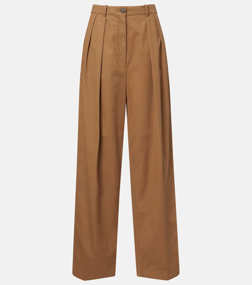 Широкие брюки из хлопка и кашемира Igor The Row, Dark Sand
Широкие брюки из хлопка и кашемира Igor The Row, Dark Sand