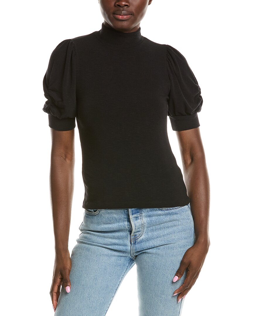 Топ со сборками на рукавах от Michael Stars Mallory, черный
Топ со сборками на рукавах от Michael Stars Mallory, черный