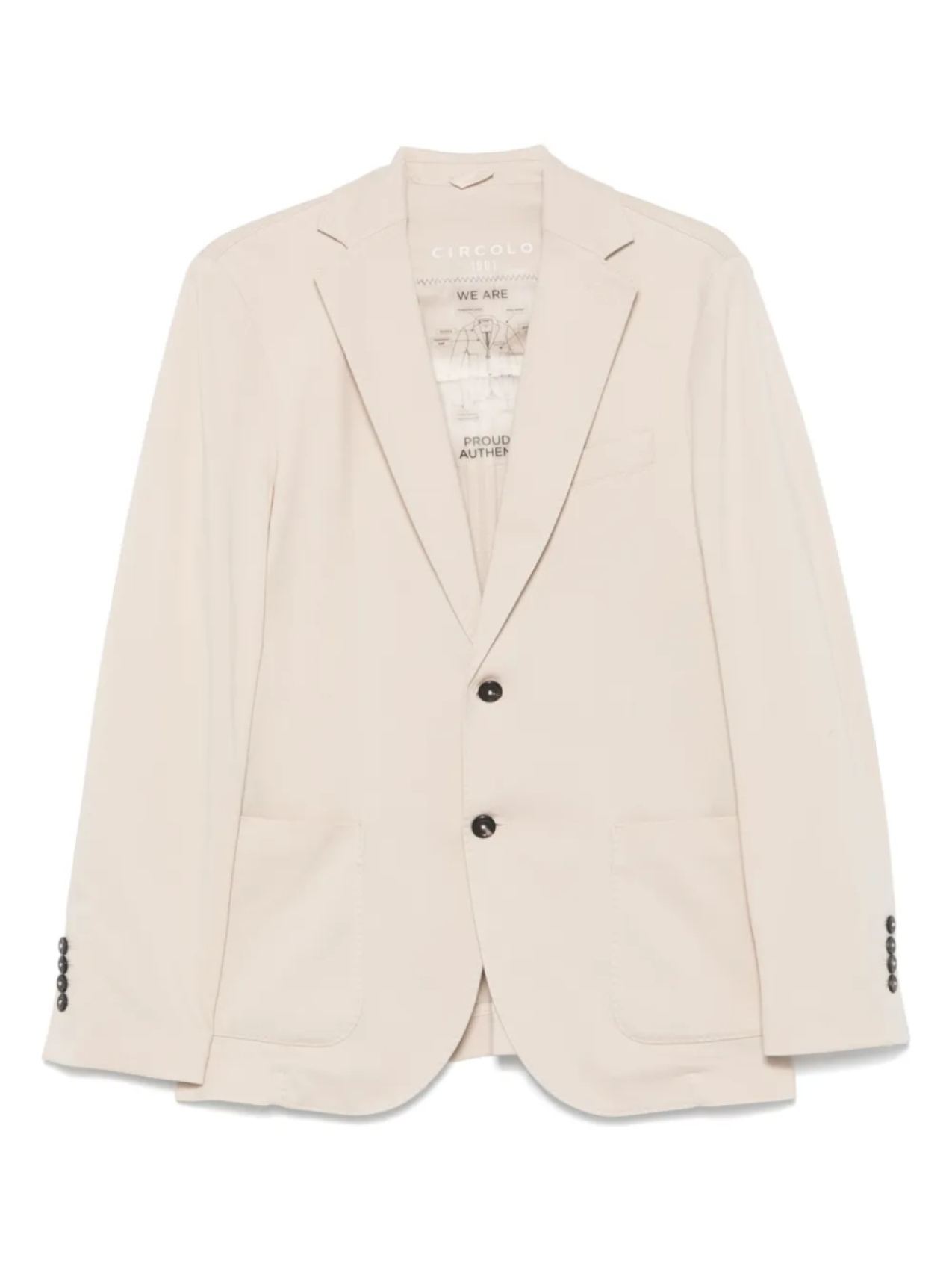 Однобортный блейзер Circolo 1901, нейтральный
Однобортный блейзер Circolo 1901, нейтральный