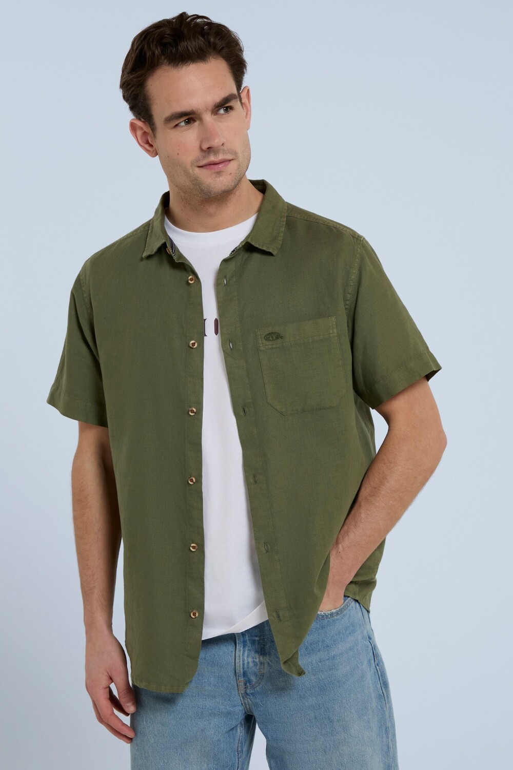 Рубашка с леопардовым принтом и органическим узором Animal, зеленый
Рубашка с леопардовым принтом и органическим узором Animal, зеленый