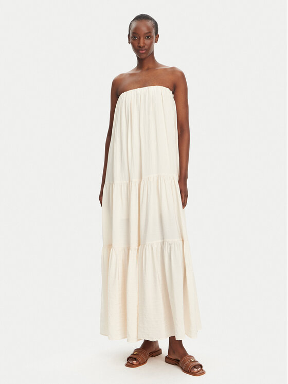 Летнее платье стандартный крой ESS250065 Eleh, бежевый
Летнее платье стандартный крой ESS250065 Eleh, бежевый