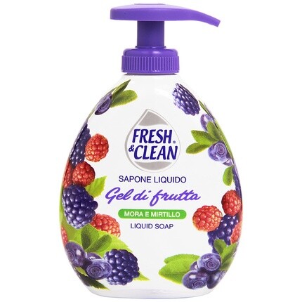 Жидкое мыло Fresh & Clean ежевика и клюква 300 мл, Sconosciuto
Жидкое мыло Fresh & Clean ежевика и клюква 300 мл, Sconosciuto